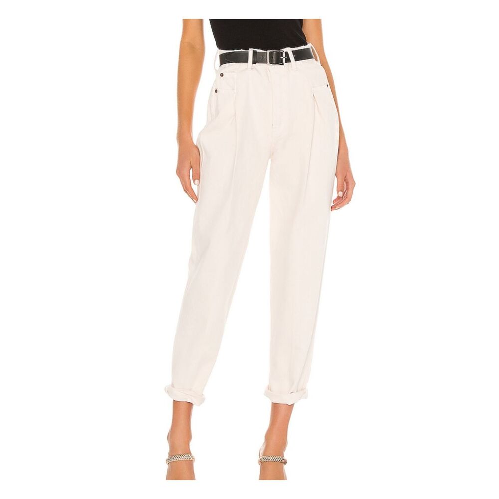 RE/DONE Originals‎ 40s Zoot Straight Vintage White Sz 26